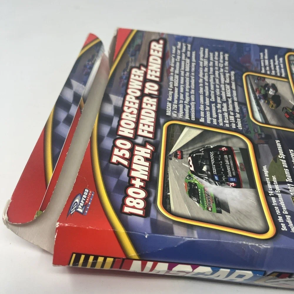 NASCAR Racing 4 Big Box PC CD-ROM 2001 Complete! Sierra